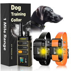 My Pet Command long range collar remote enables training up to a mile with clear control.