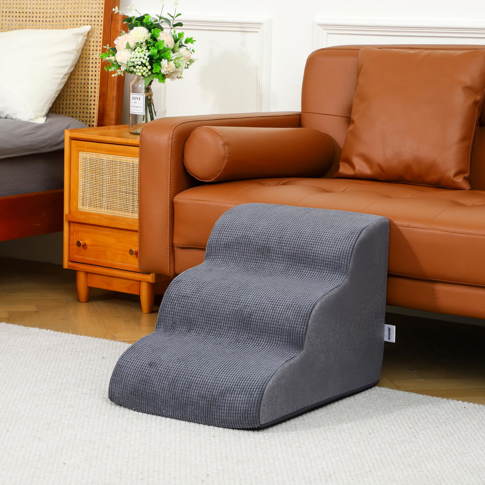 MYAXBD dog stairs lightweight portable design for travel.