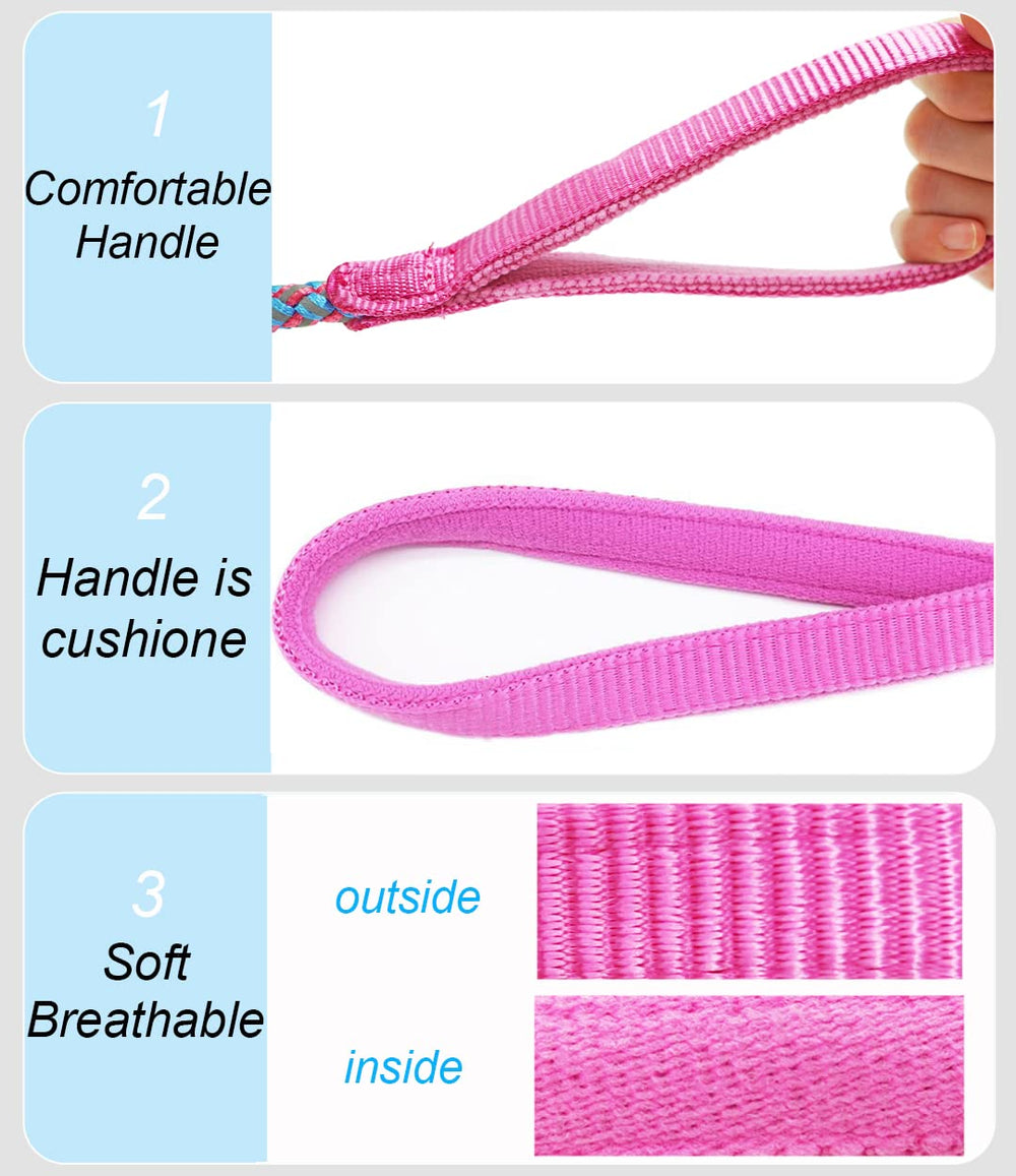 Mycicy leash highlights reflective design for night-time visibility.