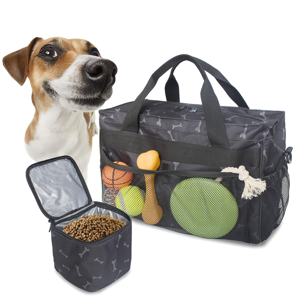 MYDAYS Dog Travel Bag inner compartments keep essentials organized on trips.