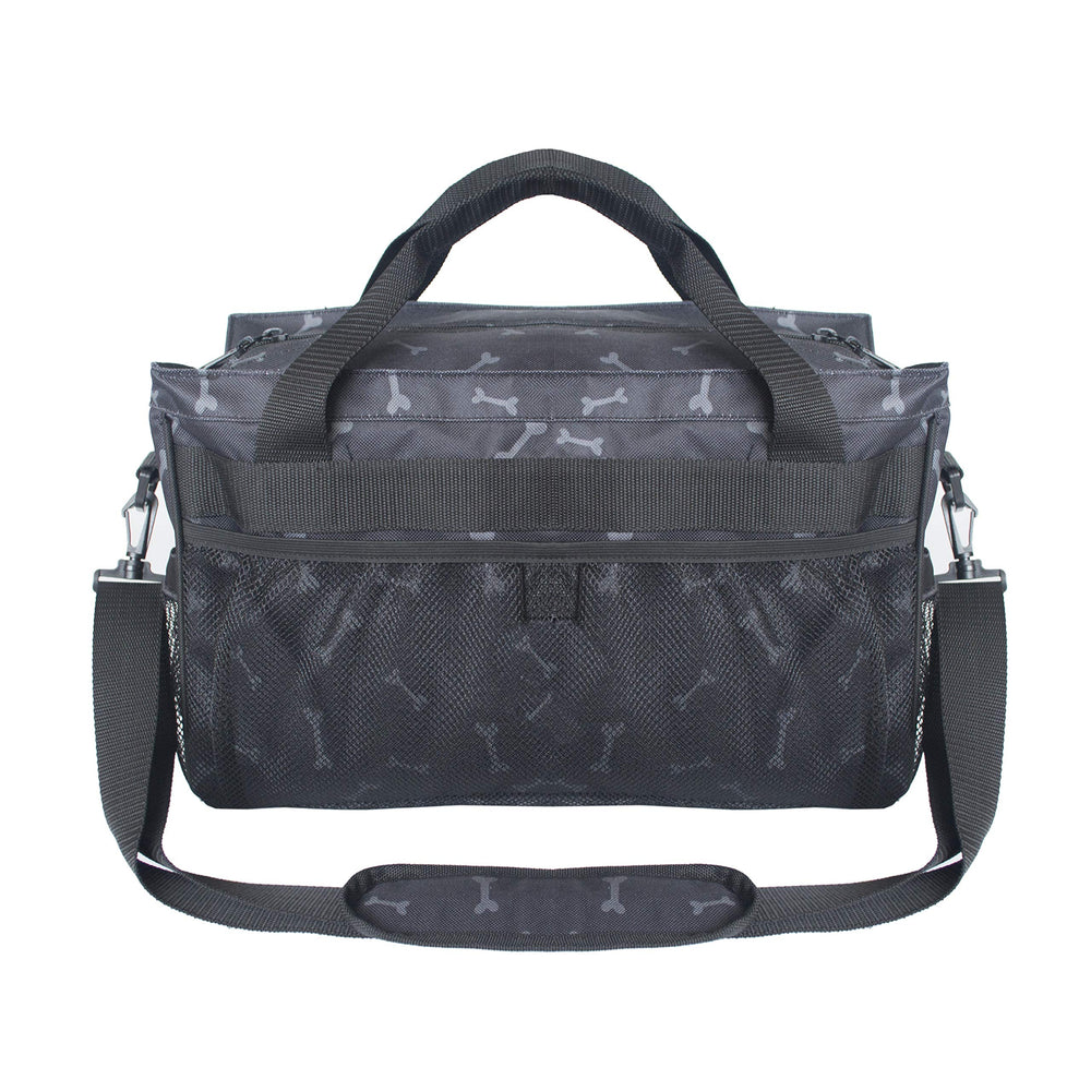 MYDAYS Dog Travel Bag water-resistant nylon protects belongings during outdoor adventures.