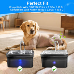 MyfatBOSS 16pcs filters pack supports ongoing pet hydration.