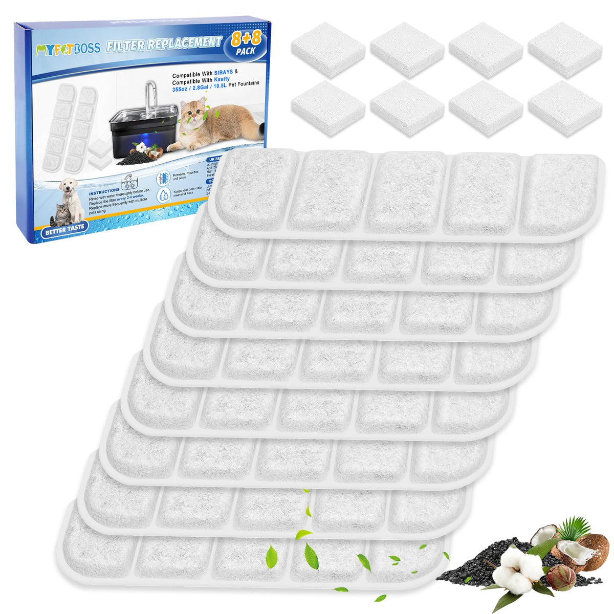 MyfatBOSS filters for SIBAYS FS70 keep large-dog water fresh.