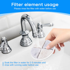 MyfatBOSS hair-metal removal filter for cat fountains helps keep water fresher.