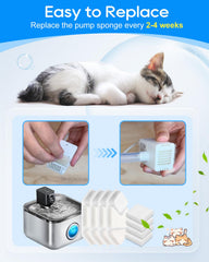 MyfatBOSS pre-filter sponges trap hair and debris to protect the pump