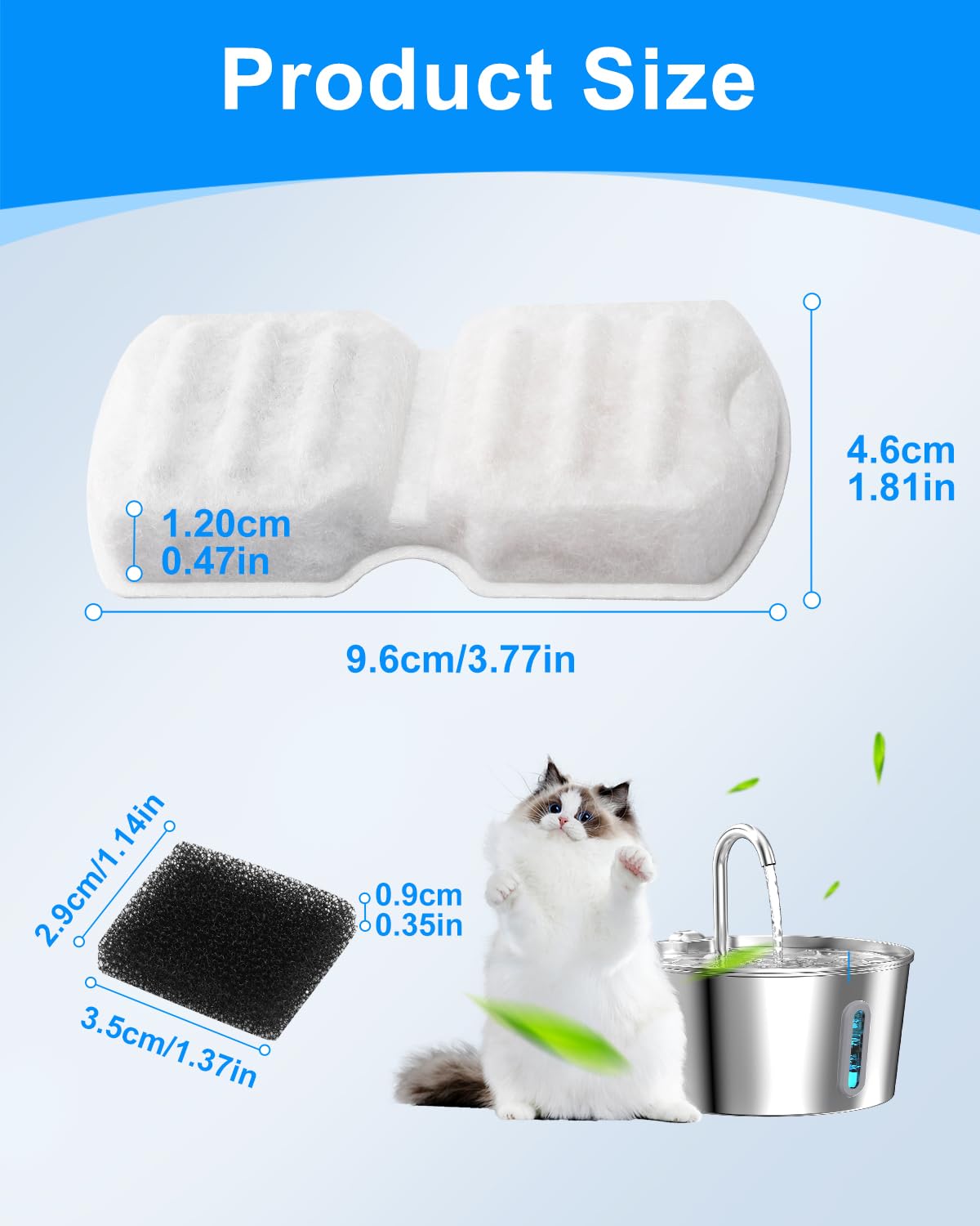 MyfatBOSS ultra-fine fiber filter supports clear water flow and hair reduction.