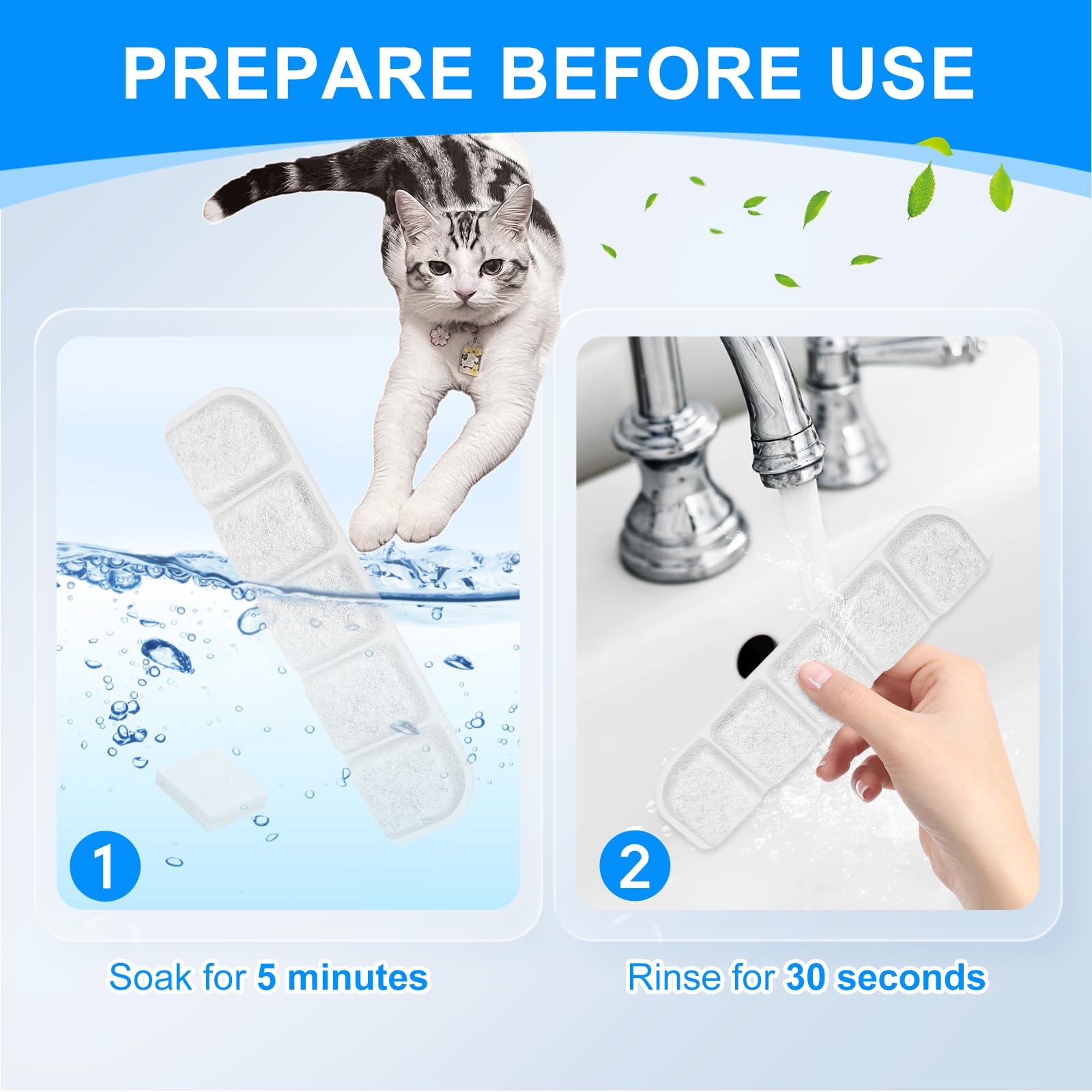 MyfatBOSS water fountain filtration for clearer drinking water.