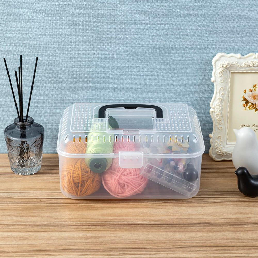 MyGift reptile carrier terrarium dimensions show a compact 9.7 x 6 inch footprint.