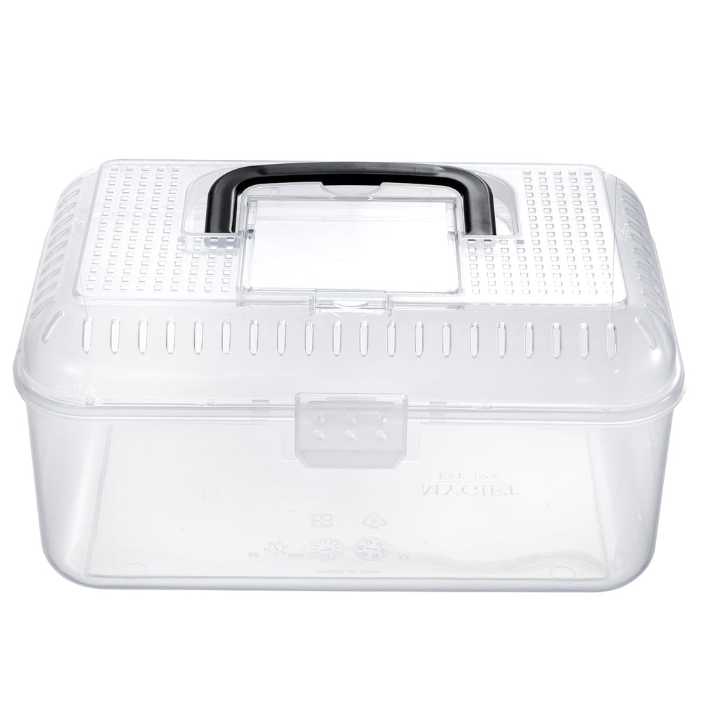 MyGift reptile carrier terrarium mini-reptile-use supports small species during transport.