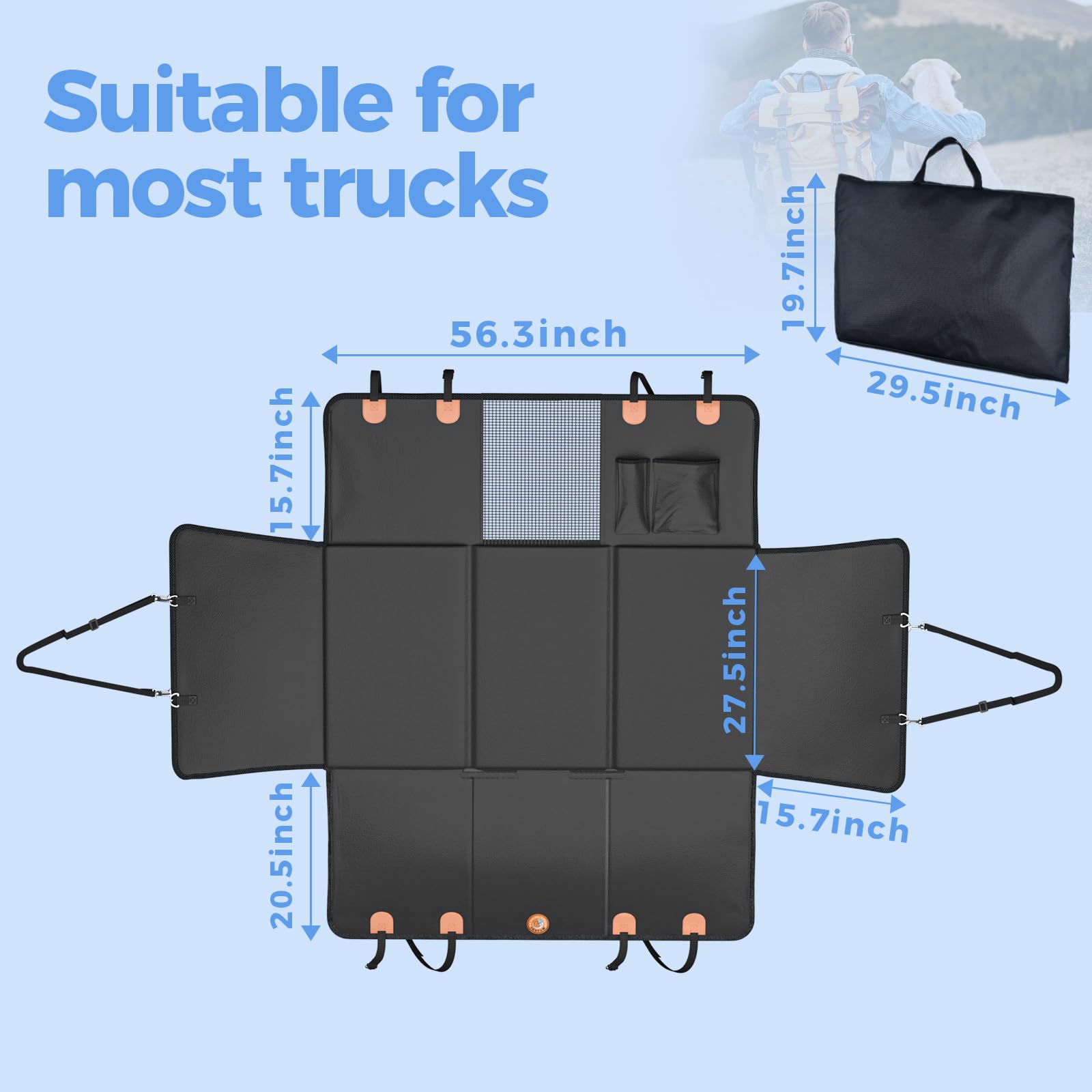 MYJAQI foldable design and removable cover for simple cleaning and storage