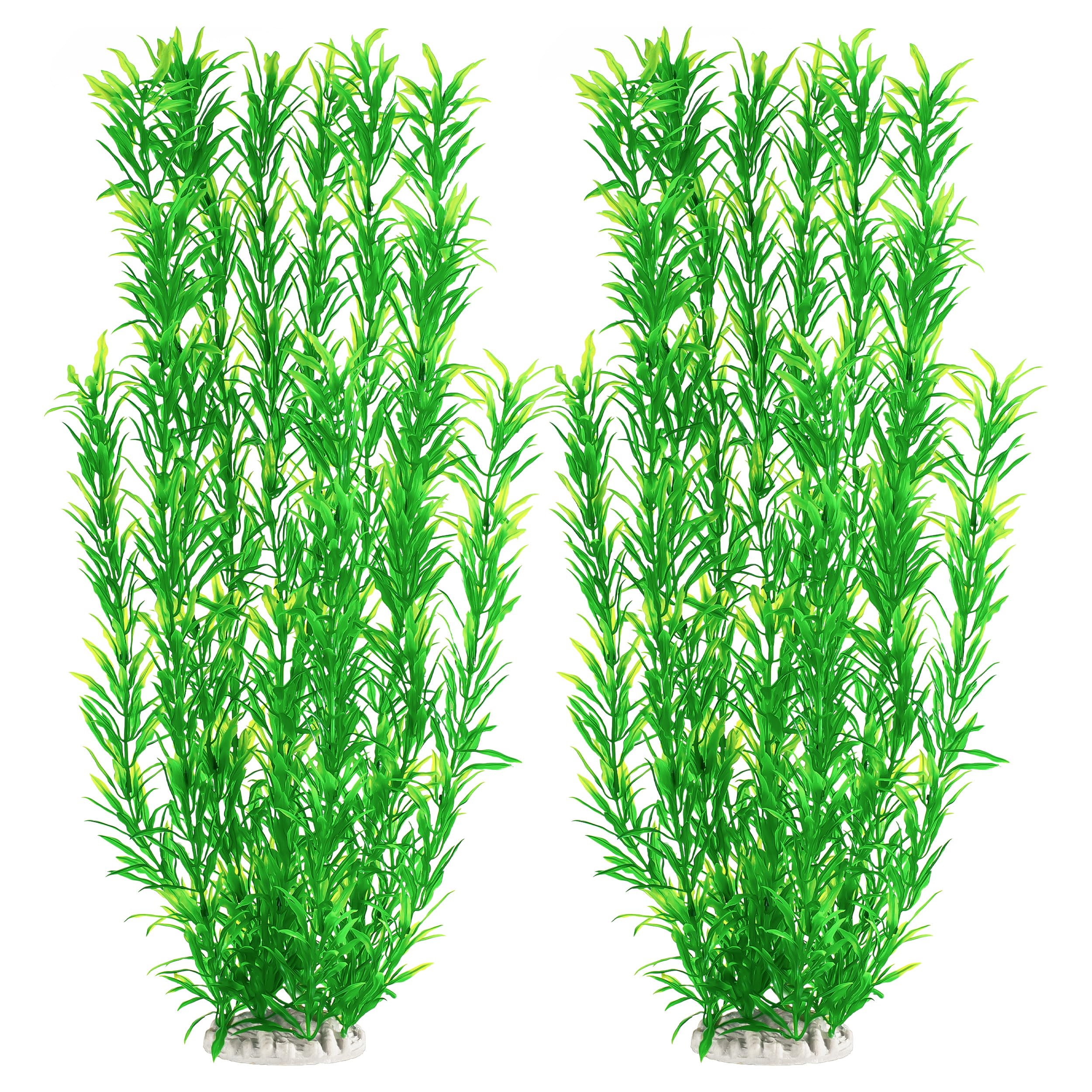 MyLifeUNIT aquarium plants 21-inch tall with a stable base for steady display.