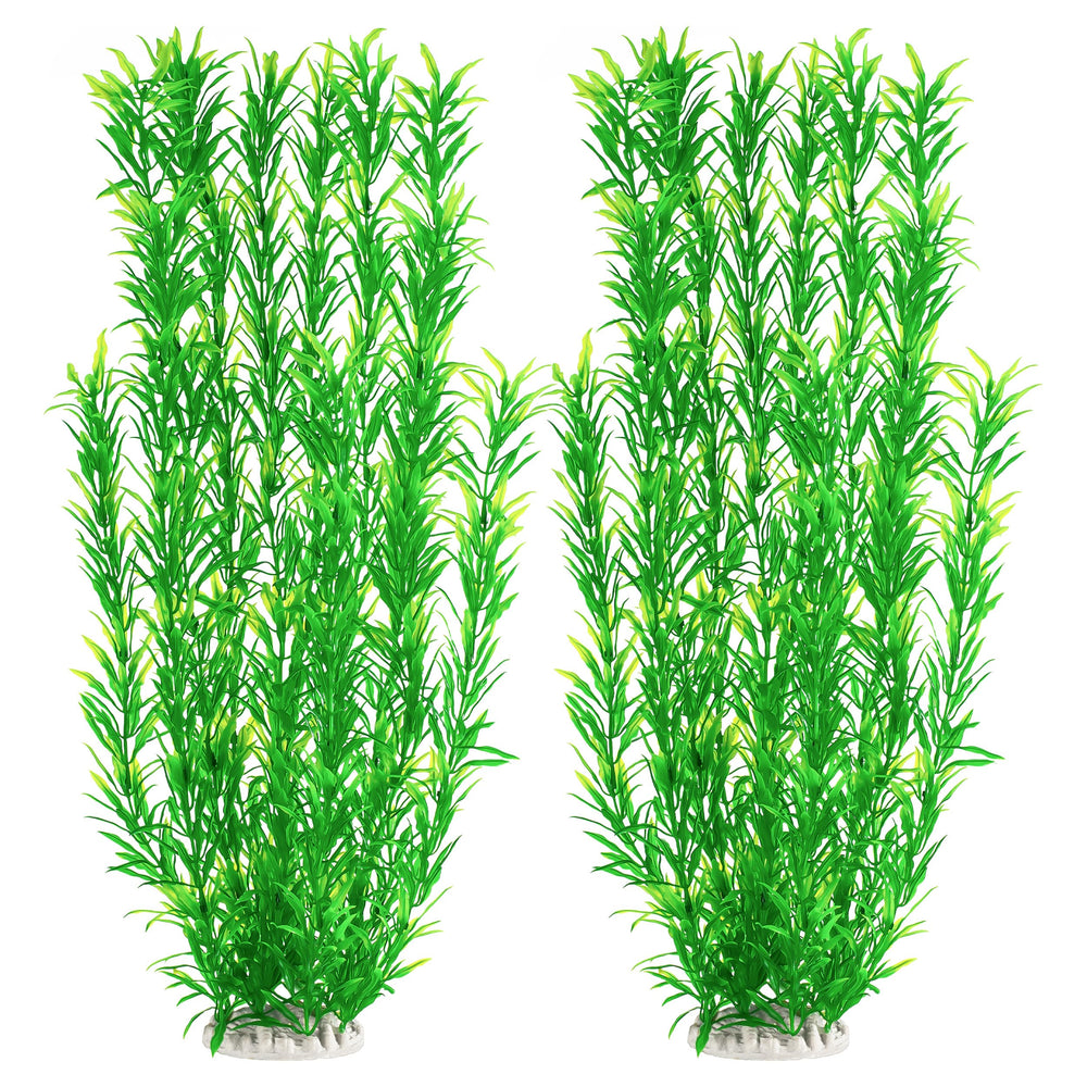 MyLifeUNIT aquarium plants 21-inch tall with a stable base for steady display.