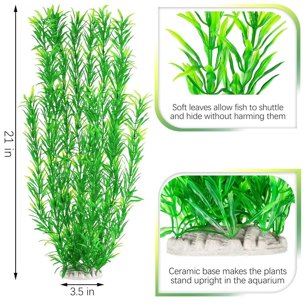MyLifeUNIT heavy-base artificial plants stay anchored in any water.
