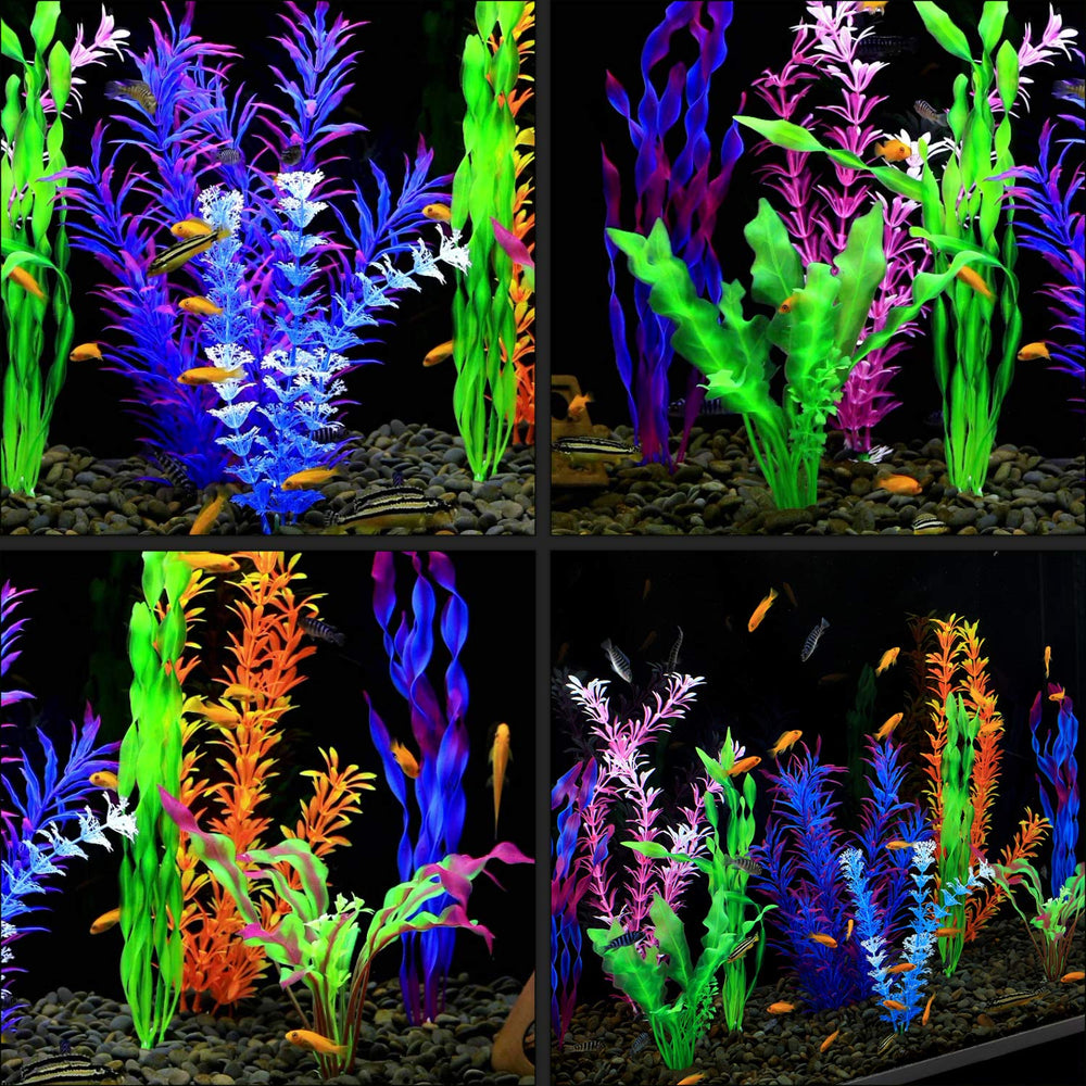 MyLifeUNIT flora sintética para acuario, limpieza fácil y duradera.