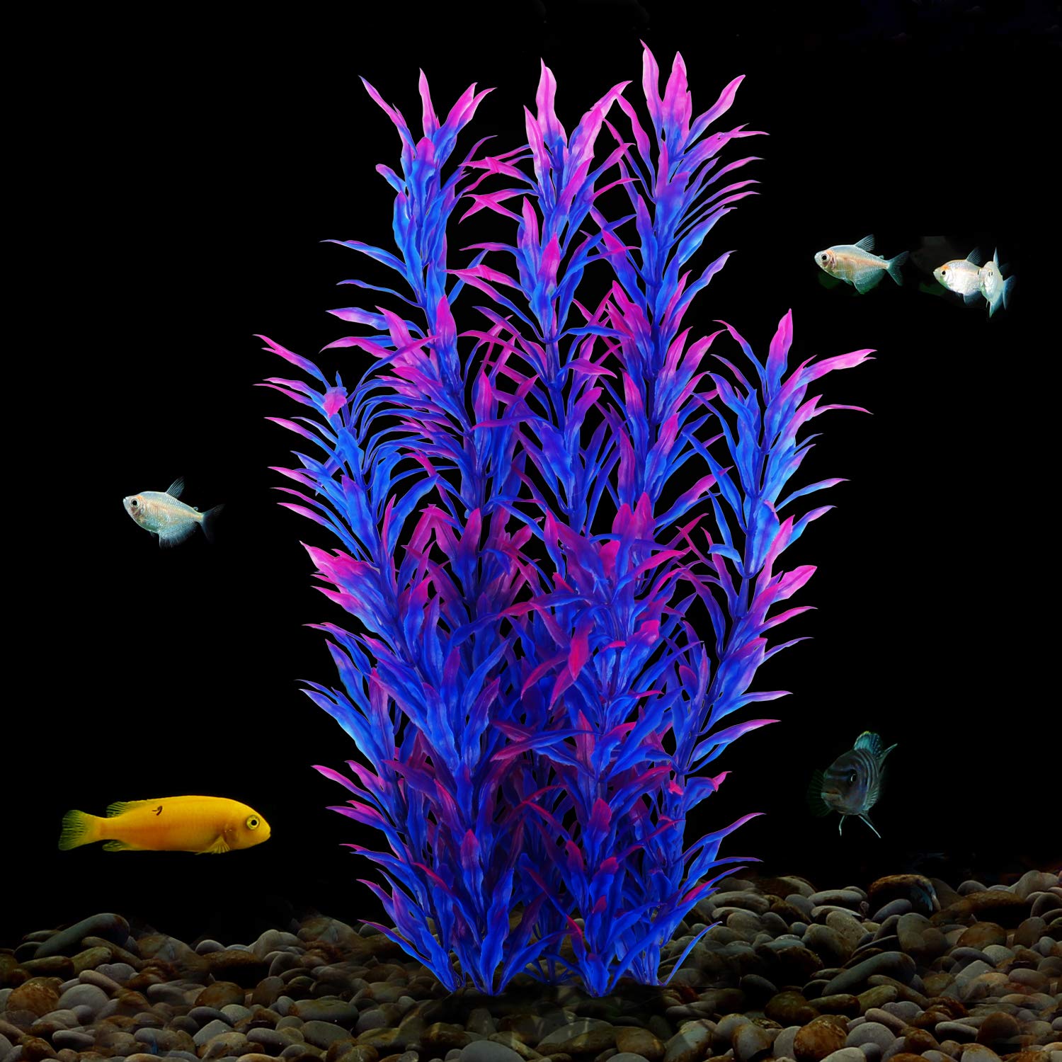 MyLifeUNIT plantas artificiales, alturas variadas para diferentes acuarios.