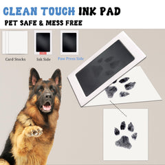MYPAWLETS Clean-Touch ink pad keeps paws clean while capturing prints safely.
