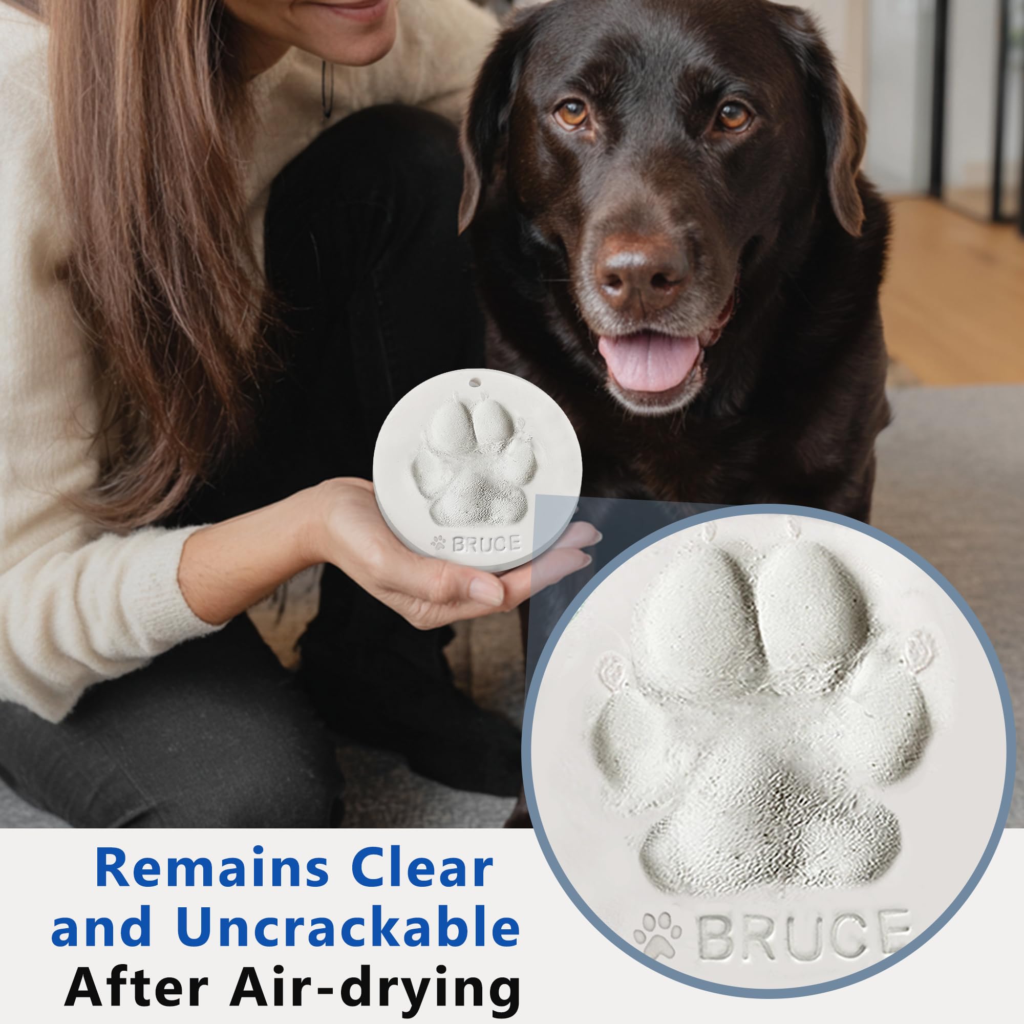 MYPAWLETS decorate-ready paw print ornaments with ribbons and paints for personalized holiday decor.