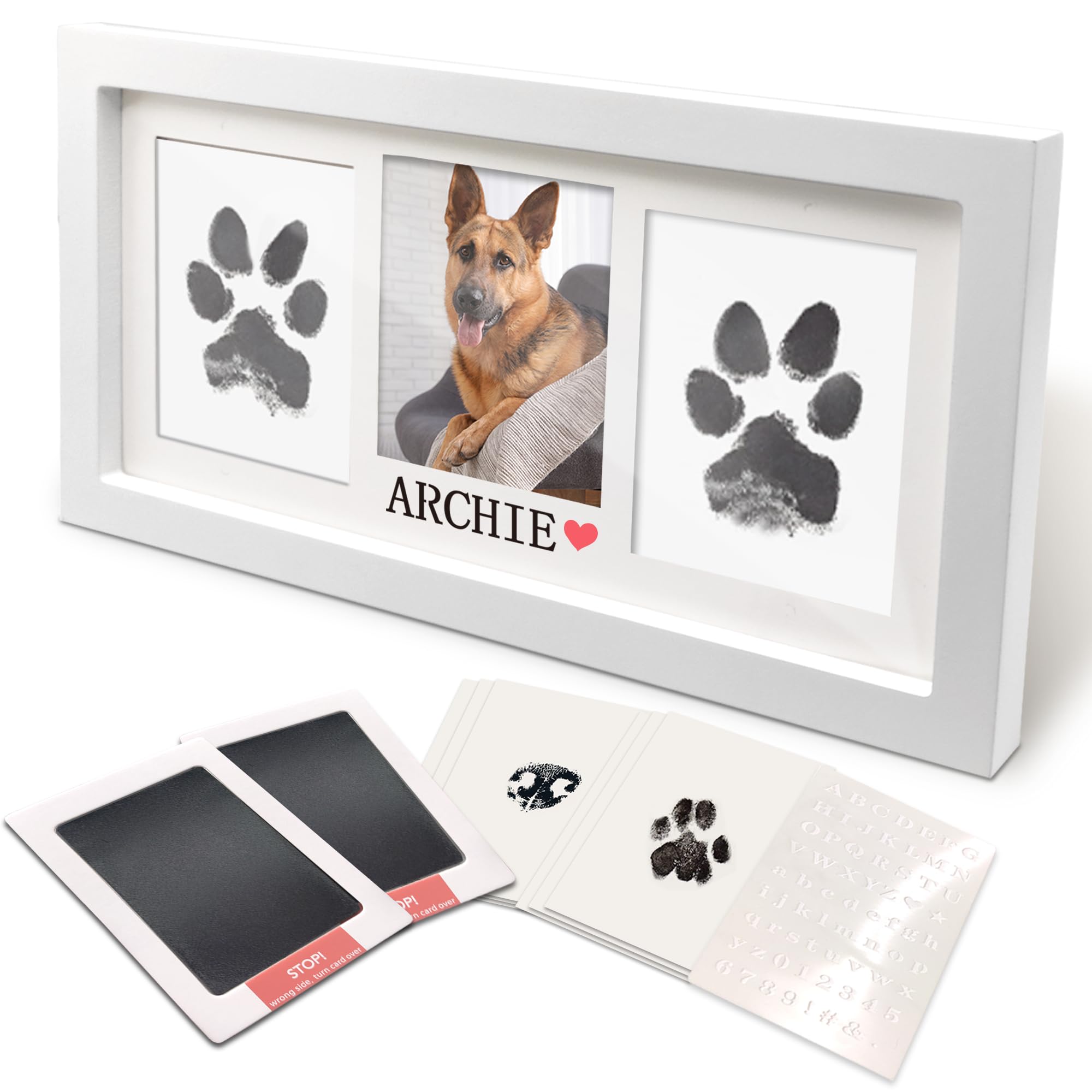 MYPAWLETS extra-large inkless stamp pad for clean paw prints, ideal for keepsakes.