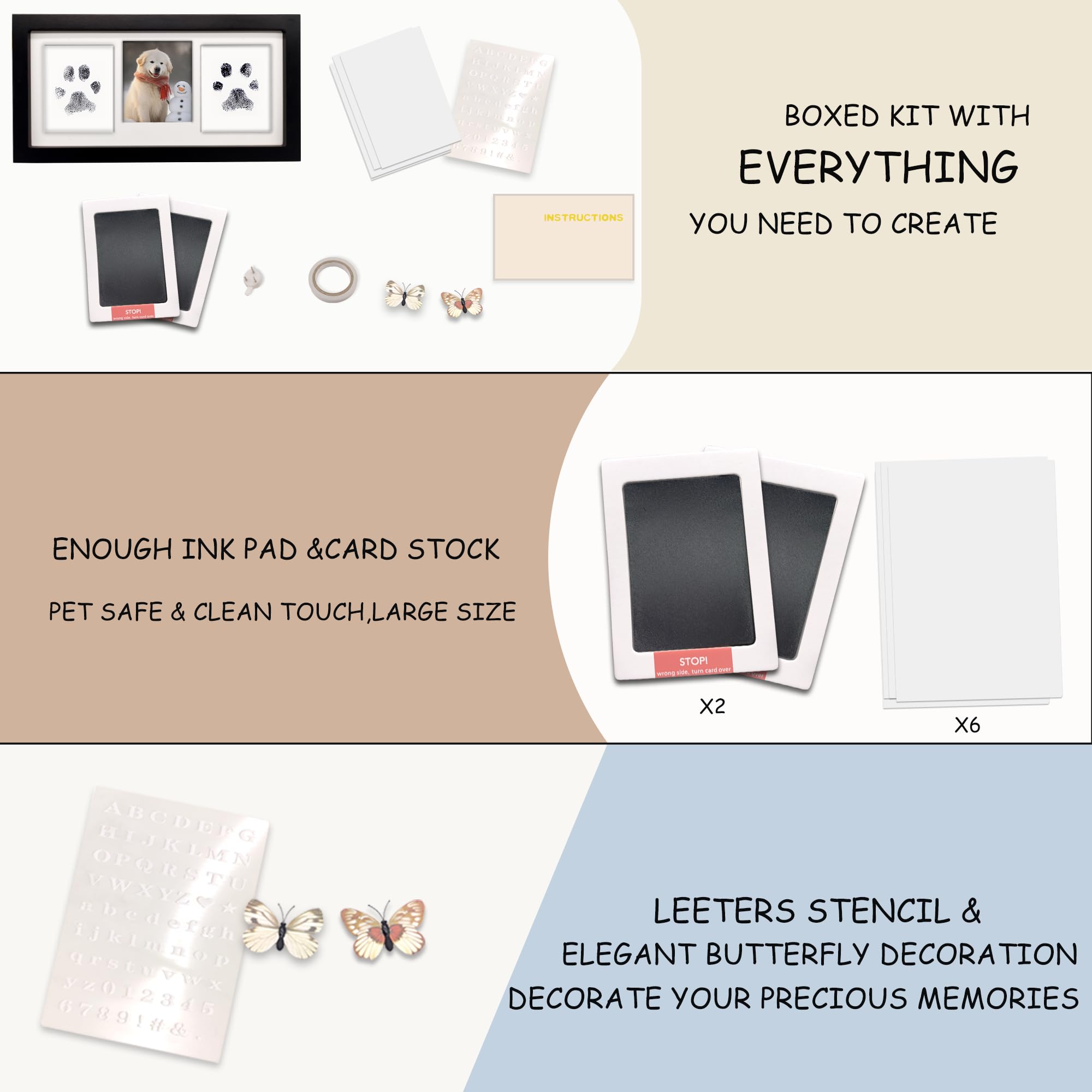 MYPAWLETS gift-box paw print kit ready for gifting to pet lovers