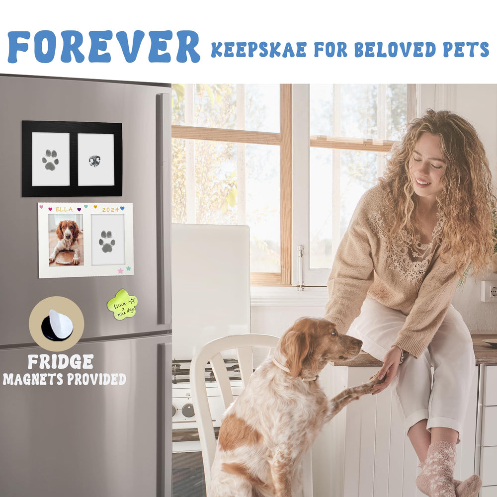 MYPAWLETS magnets and double-sided tape secure displays