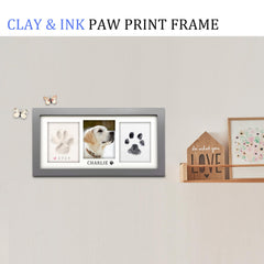 MYPAWLETS paw print clay model uses soft clay for easy impressions.