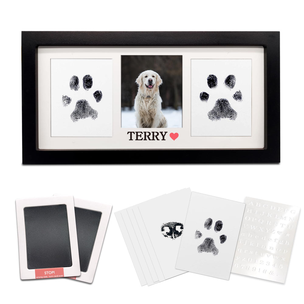 MYPAWLETS paw print frame and ink pads for simple, mess-free keepsake creation
