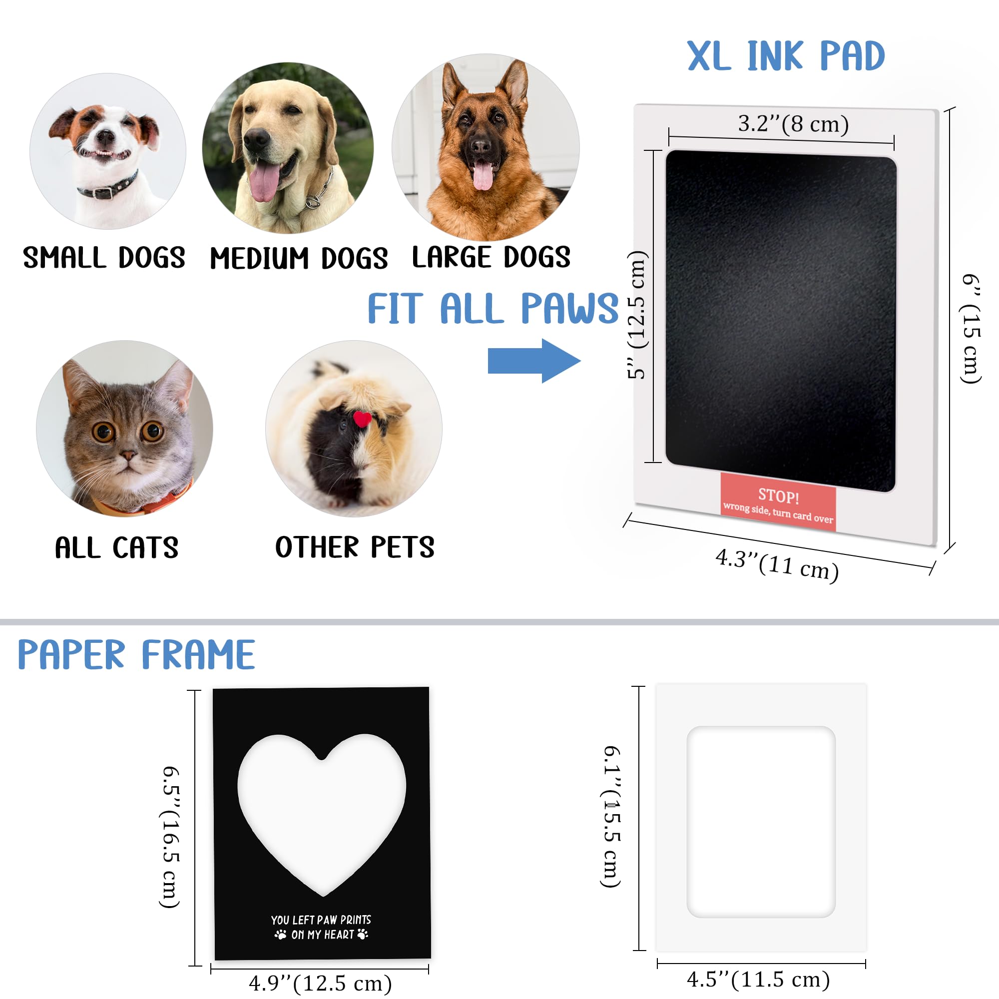 MYPAWLETS nose print option shows kit versatility for paw or nose impressions.