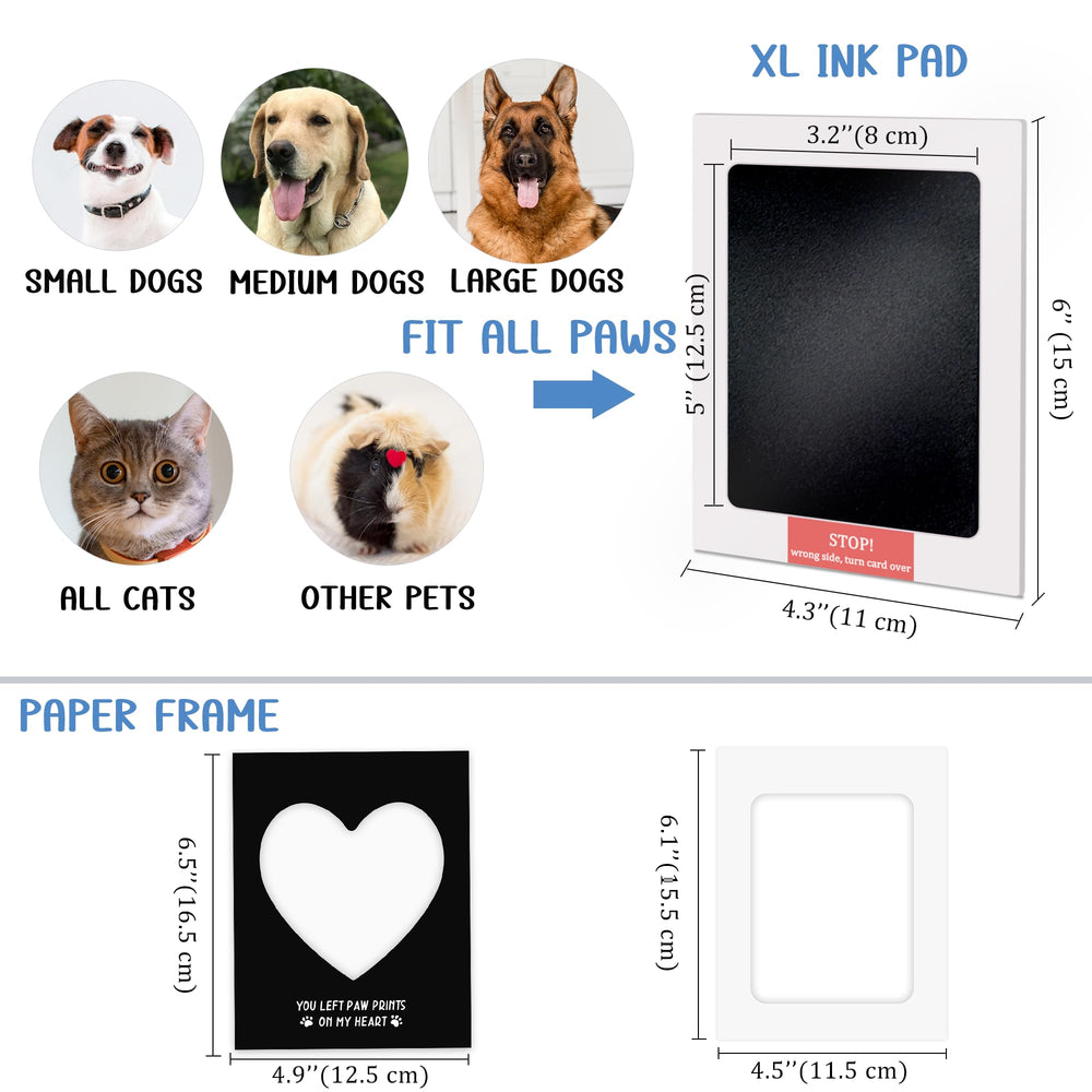 MYPAWLETS nose print option shows kit versatility for paw or nose impressions.