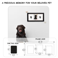 MYPAWLETS paw print kit includes stencil for personalized name