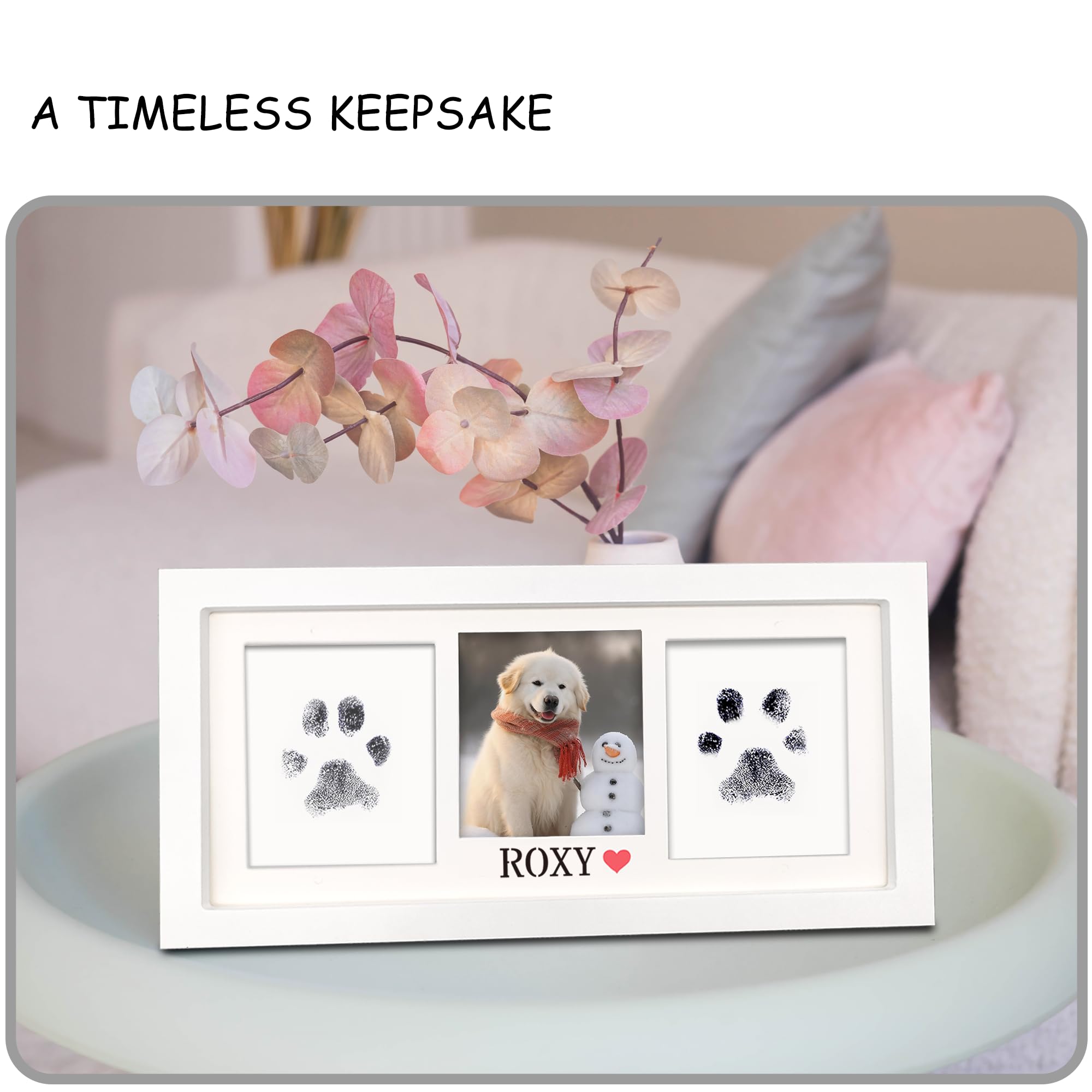 MYPAWLETS wooden frame adds a timeless keepsake touch to your display.