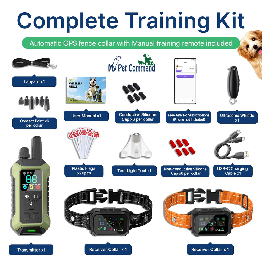 My Pet Command complete kit with training flags and warranty