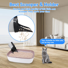 MYPIN 135-count litter bags neatly arranged to control odors