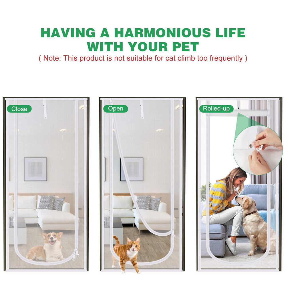 MYPIN cat-resistant mesh close-up demonstrates strong pet protection