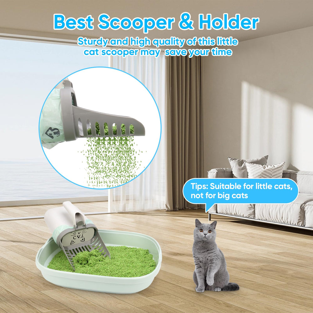 MYPIN portable litter shovel ideal for multi-cat homes and travel