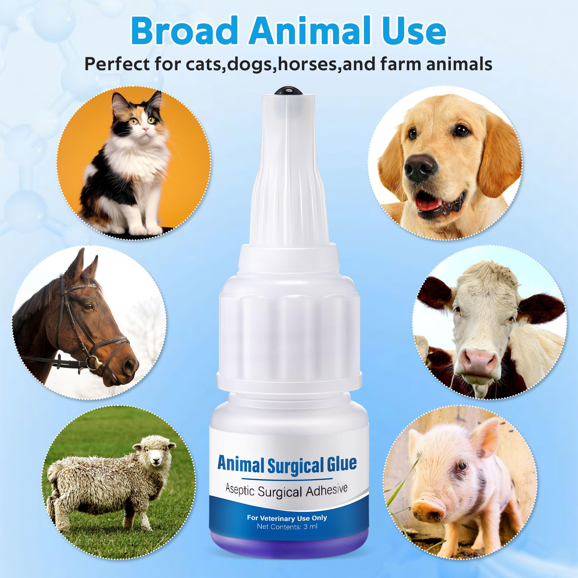 Dewclaw use with Mysora for quick, low-stress wound management.
