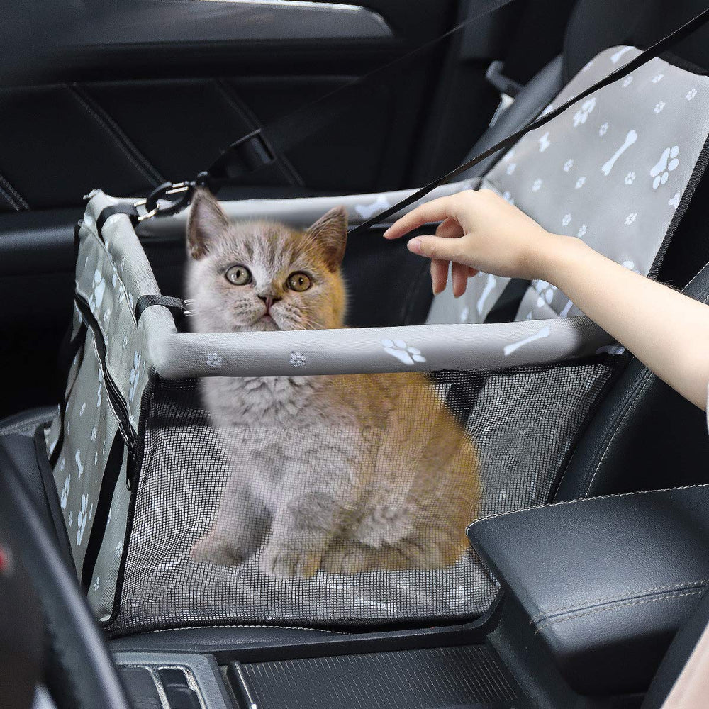 Myuilor dog car seat view showcases a secure, comfortable travel perch.