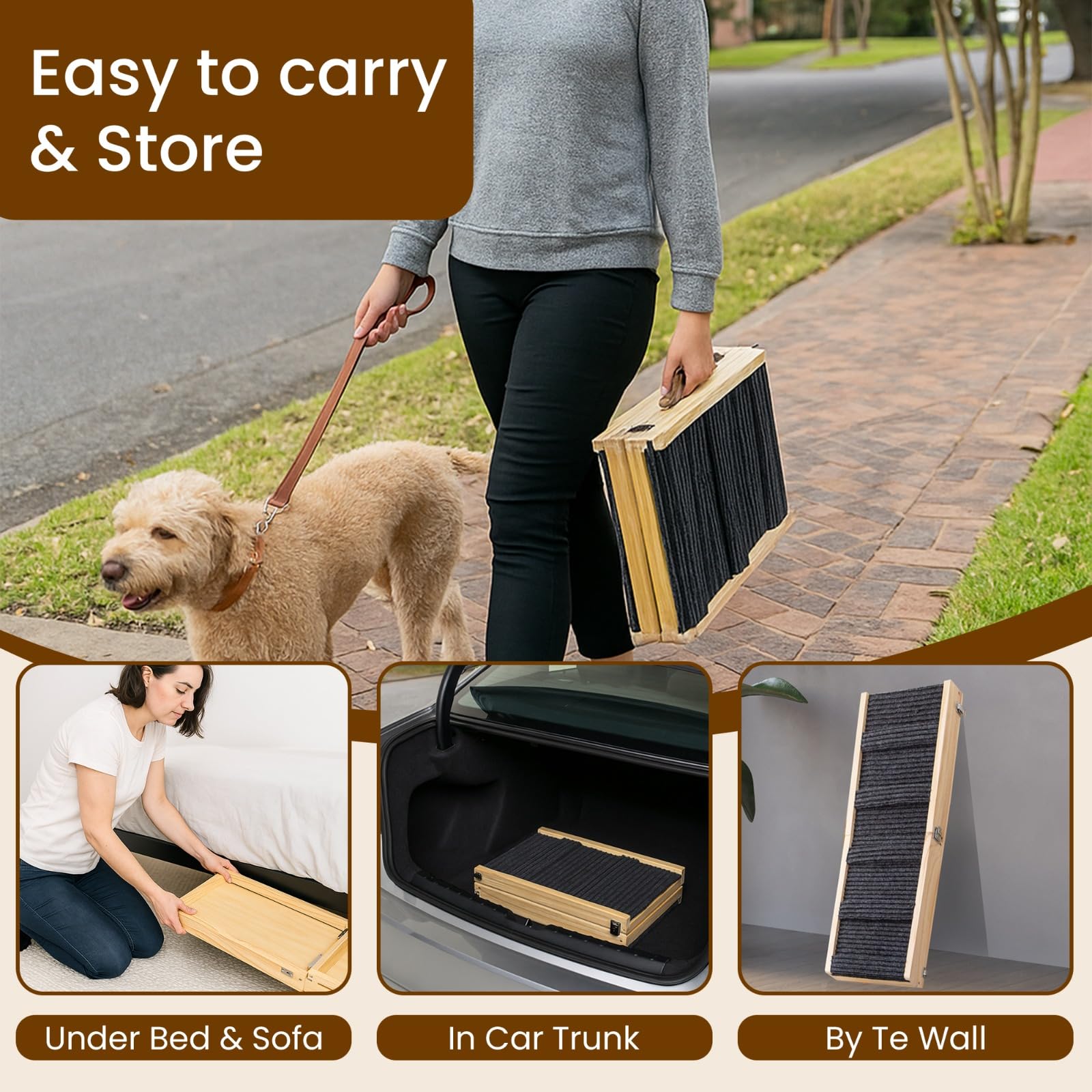 MYUNIK compact storage under bed or sofa demonstrates space-saving convenience.