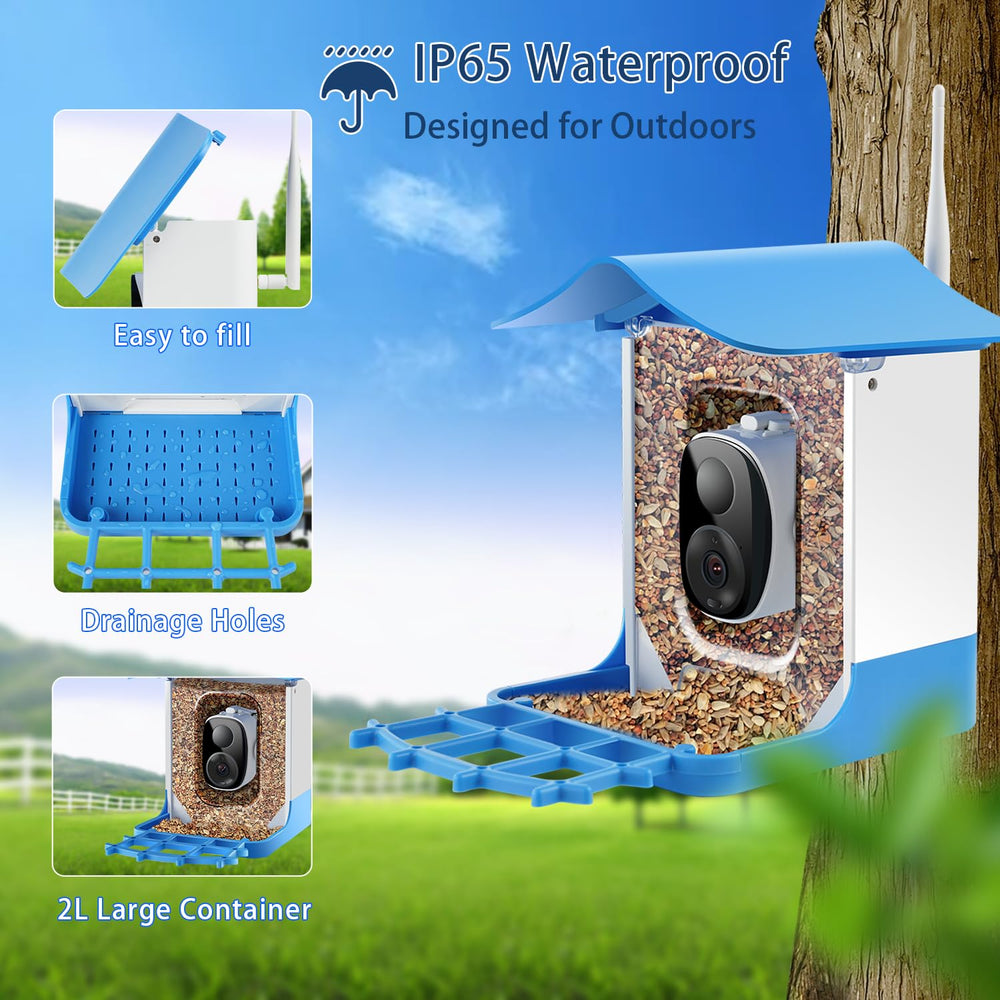 MZniros bird arrival notifications with high-resolution snapshots for quick updates.