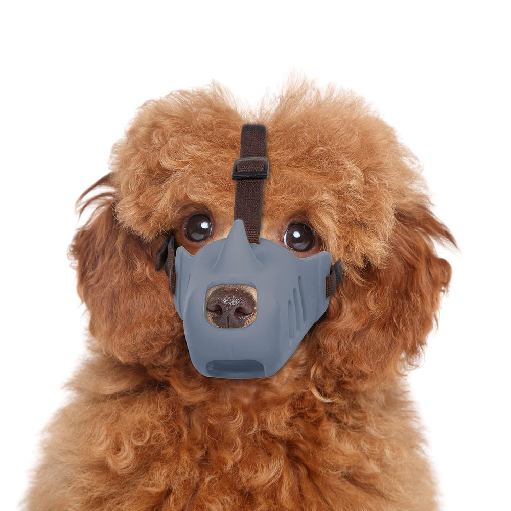 NACOCO Anti Bite Muzzle Rhino overhead strap for secure wear