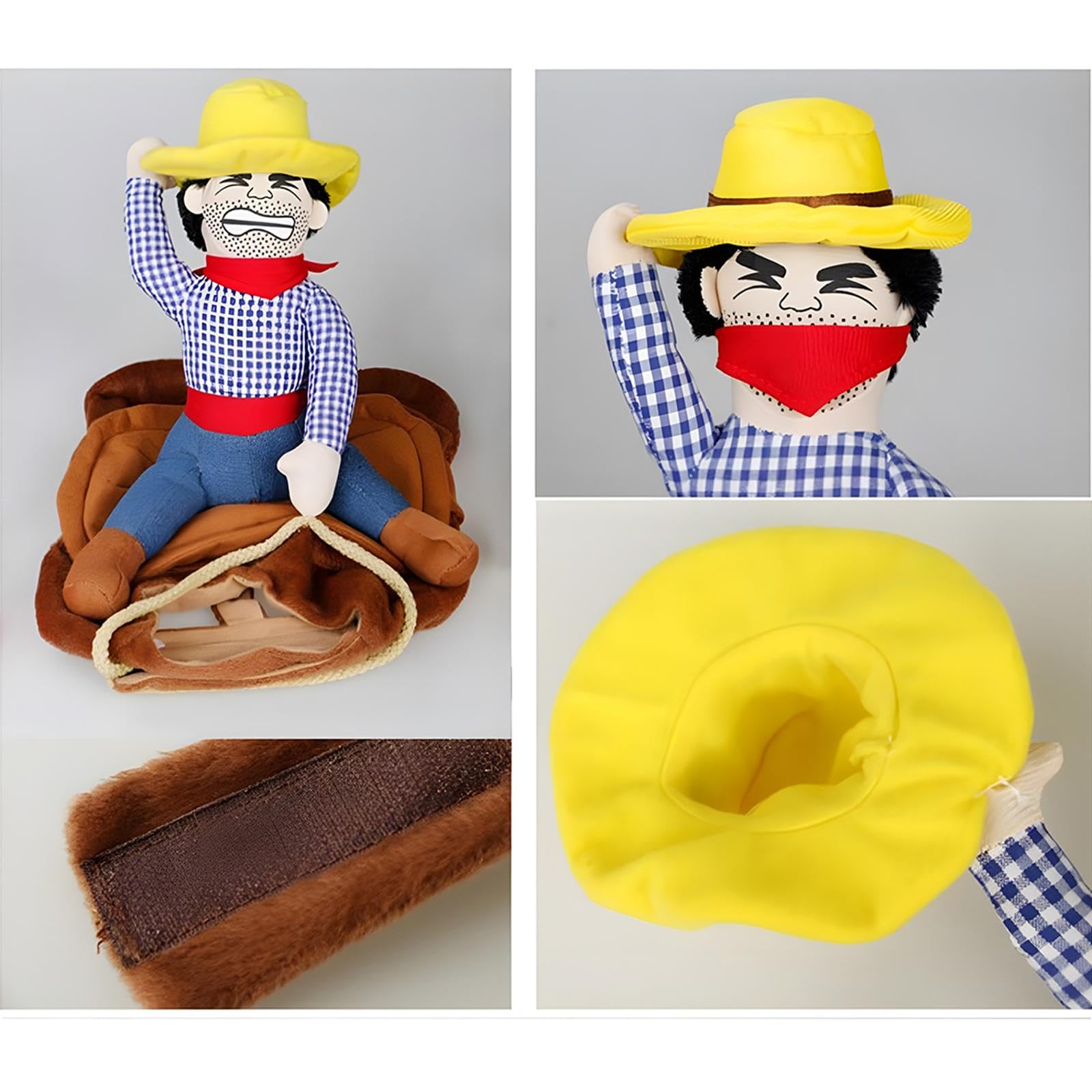 NACOCO Cowboy Rider hat detail enhances a festive Halloween look.