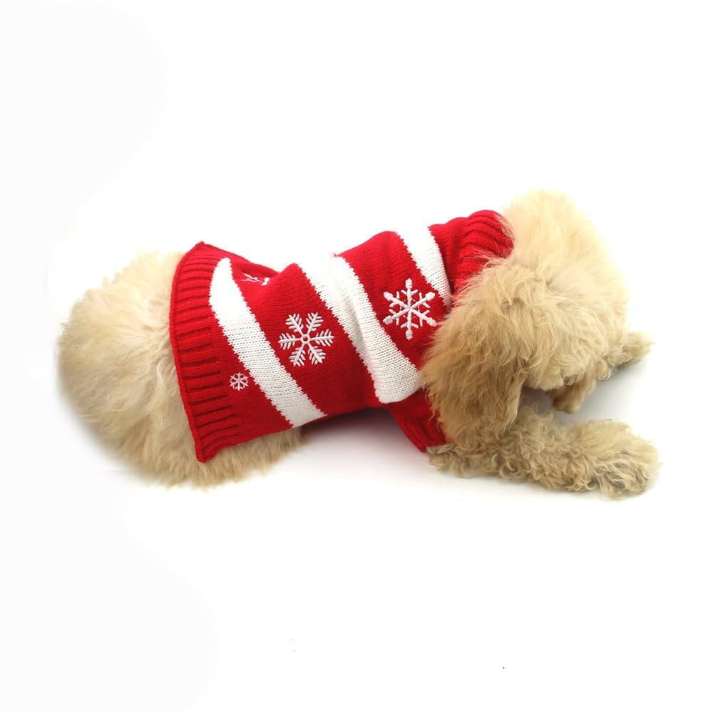 NACOCO Dog Snow Sweater XL size with measured chest and back