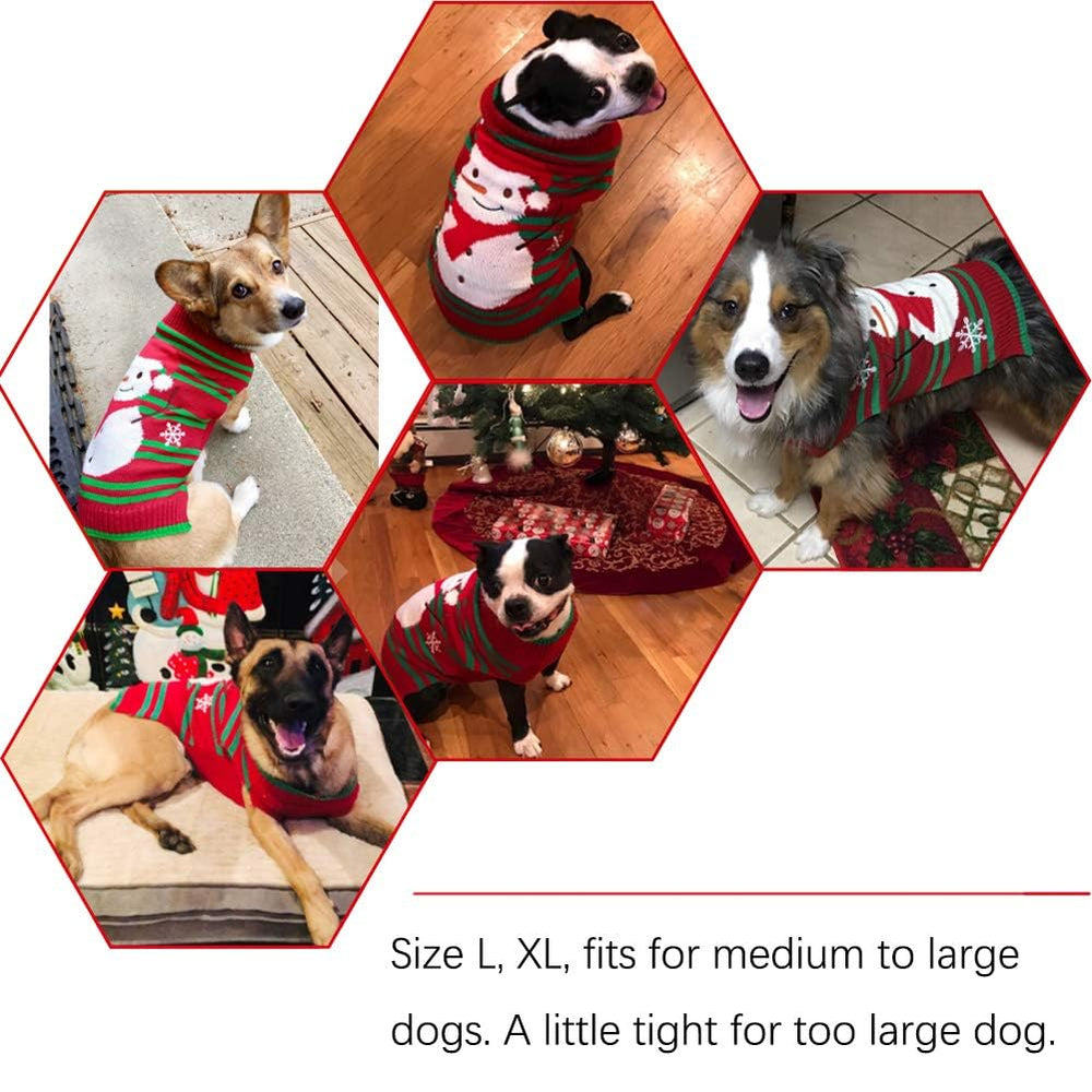 NACOCO dog snowman sweater on holiday display as a thoughtful gift option