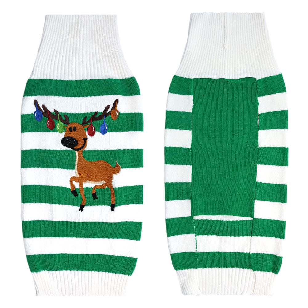 NACOCO dog sweater green XXL size chest 23.5 in back 20.5 in fit