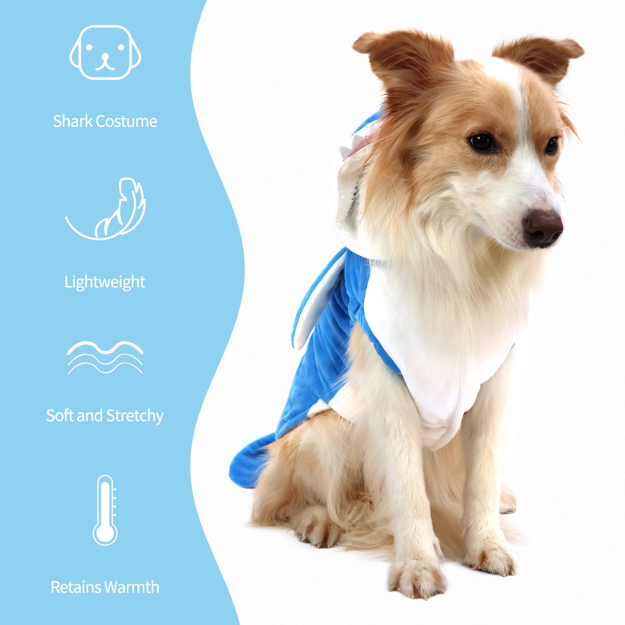 NACOCO size 2XL fits large dogs with easy on off buttons