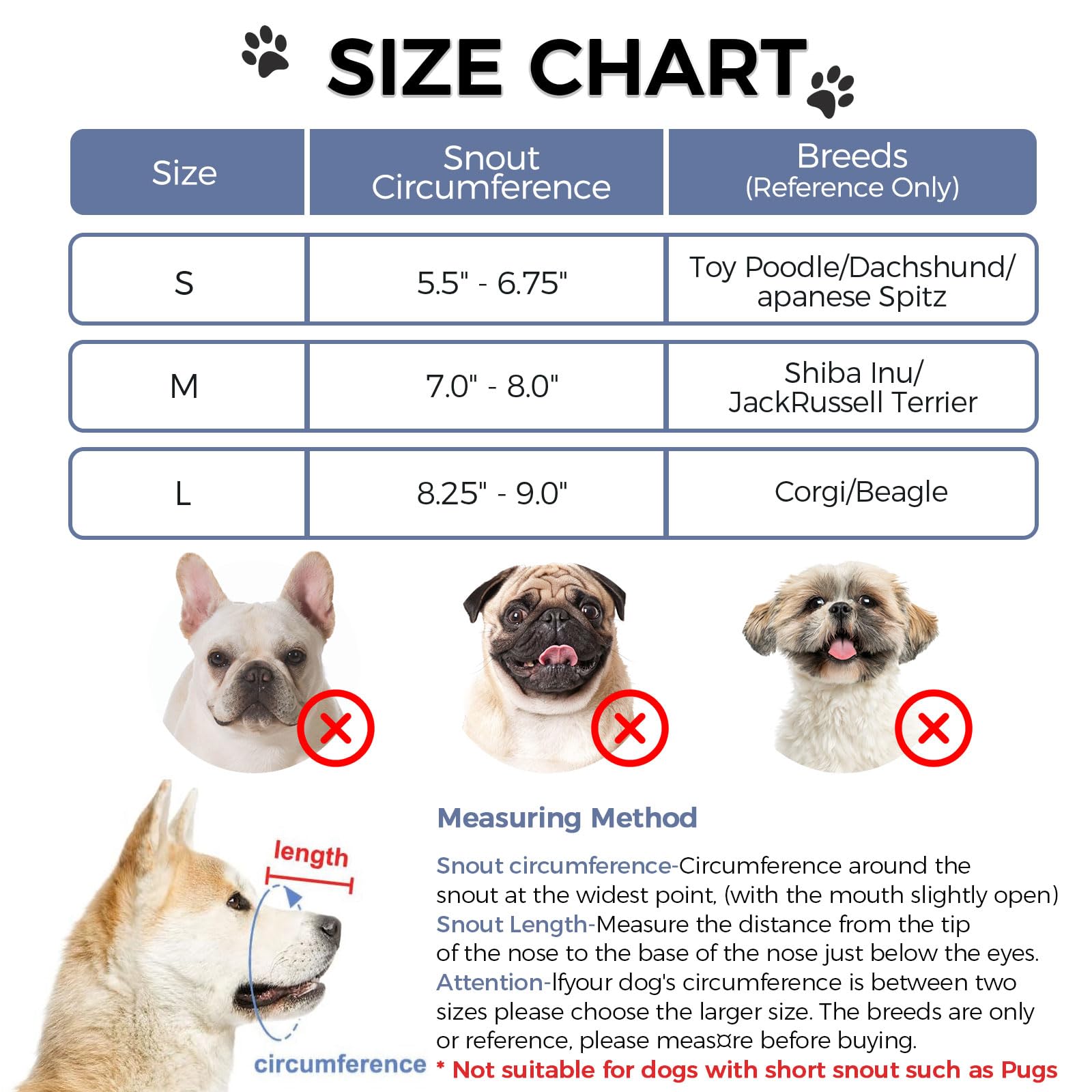 NACOCO Safe basket muzzle ideal for vet visits and grooming