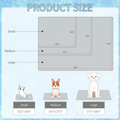 NACOCO cooling mat on bed/sofa setup for cats and small dogs