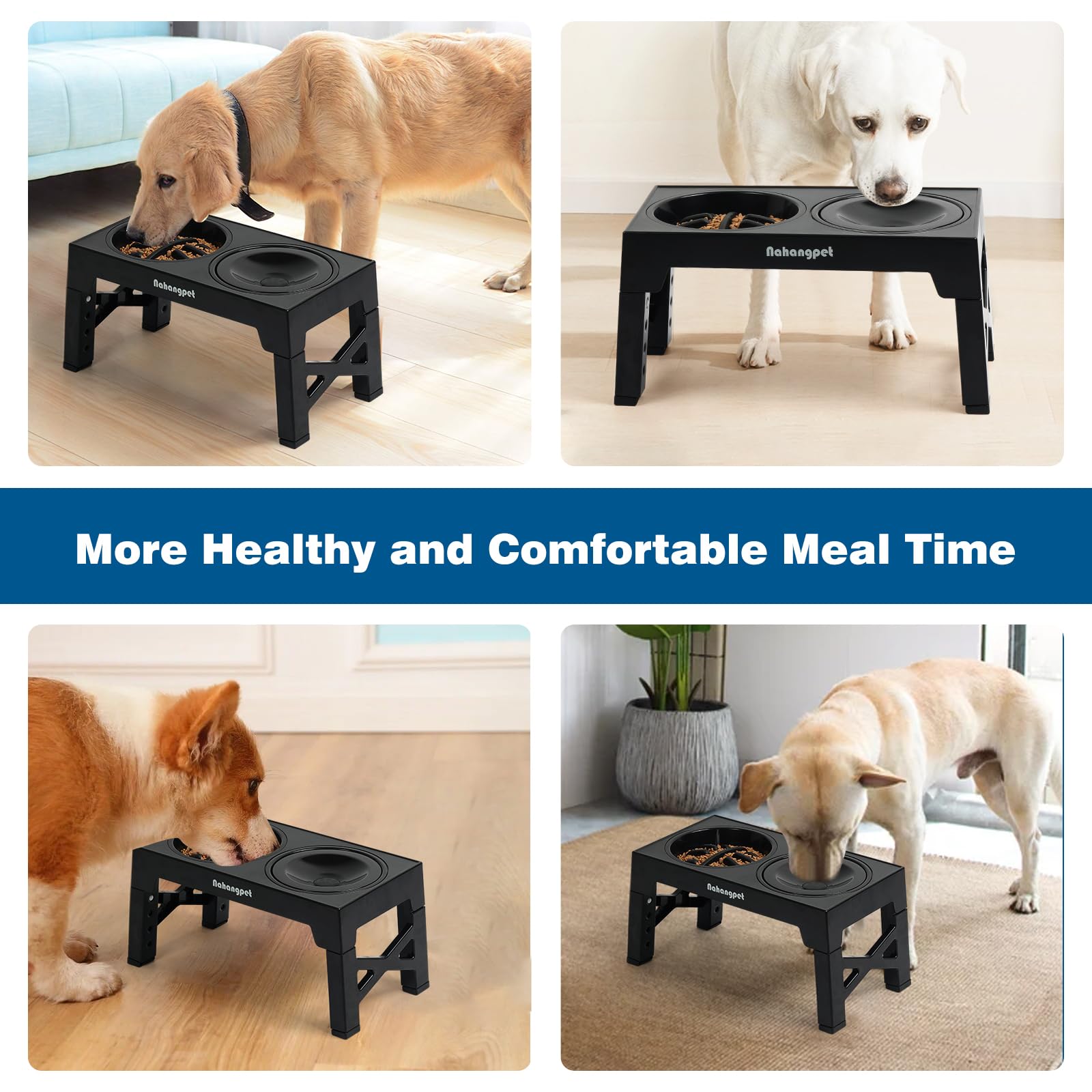 NAHANGPET foldable legs travel-ready image communicates compact, portable design for trips.