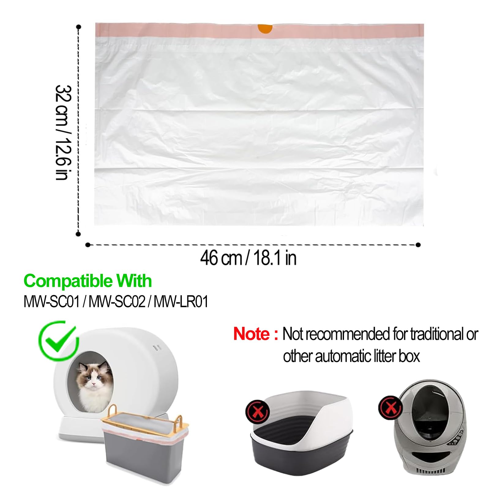 Naielfopet drawstring closure demonstrated for easy disposal