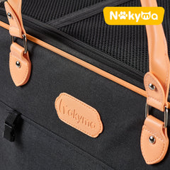 Nakyma cat carrier interior with pet, soft pad and safety strap for comfort