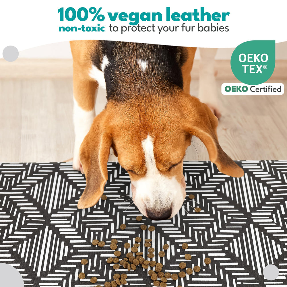 Nalalas eco-certified materials closeup emphasizes sustainable, safe pet care.